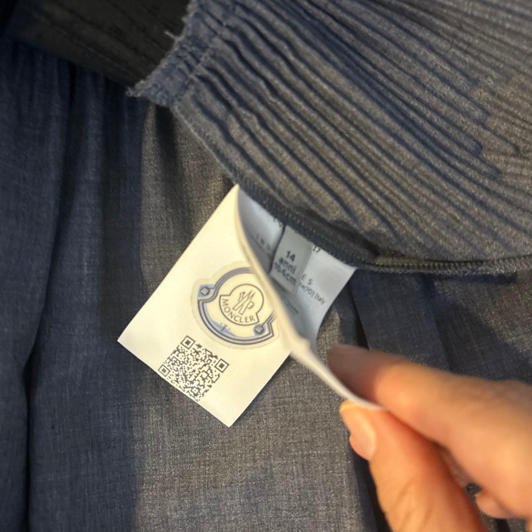 モンクレール★MONCLERデニムフレアスカート★ウエストゴム★サイズ14