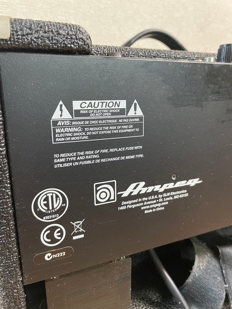 美品　Ampeg BA112 アンペグ　ベースアンプ　着払い限定値下げ中