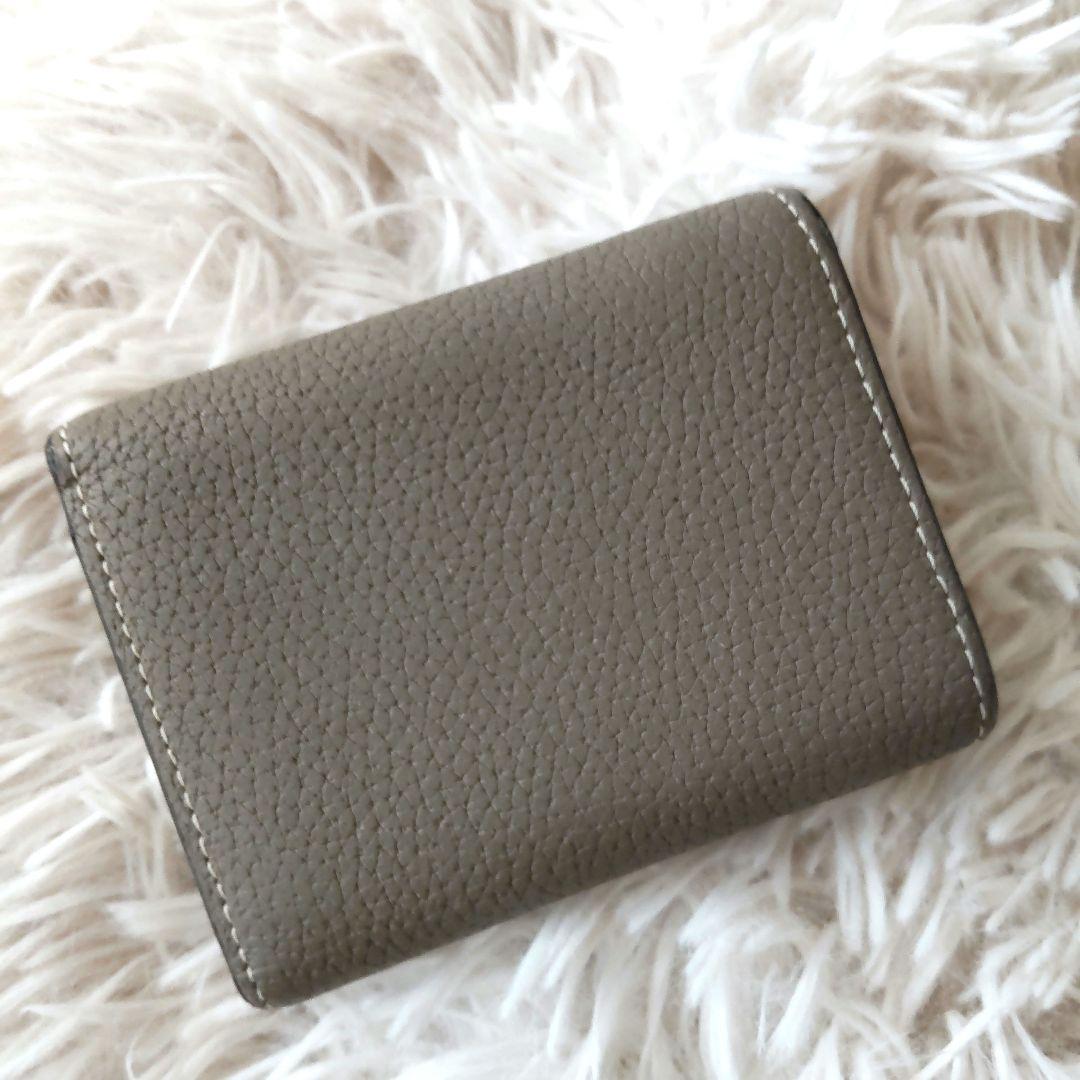 美品✨ボナベンチュラ　スモールウォレット エトープ 三つ折り財布