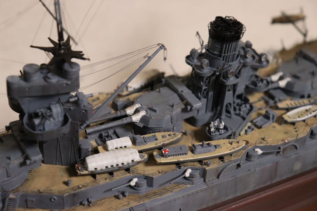 【艦船模型】1/350 戦艦 『 山城 』 完成品 【ジオラマ風】