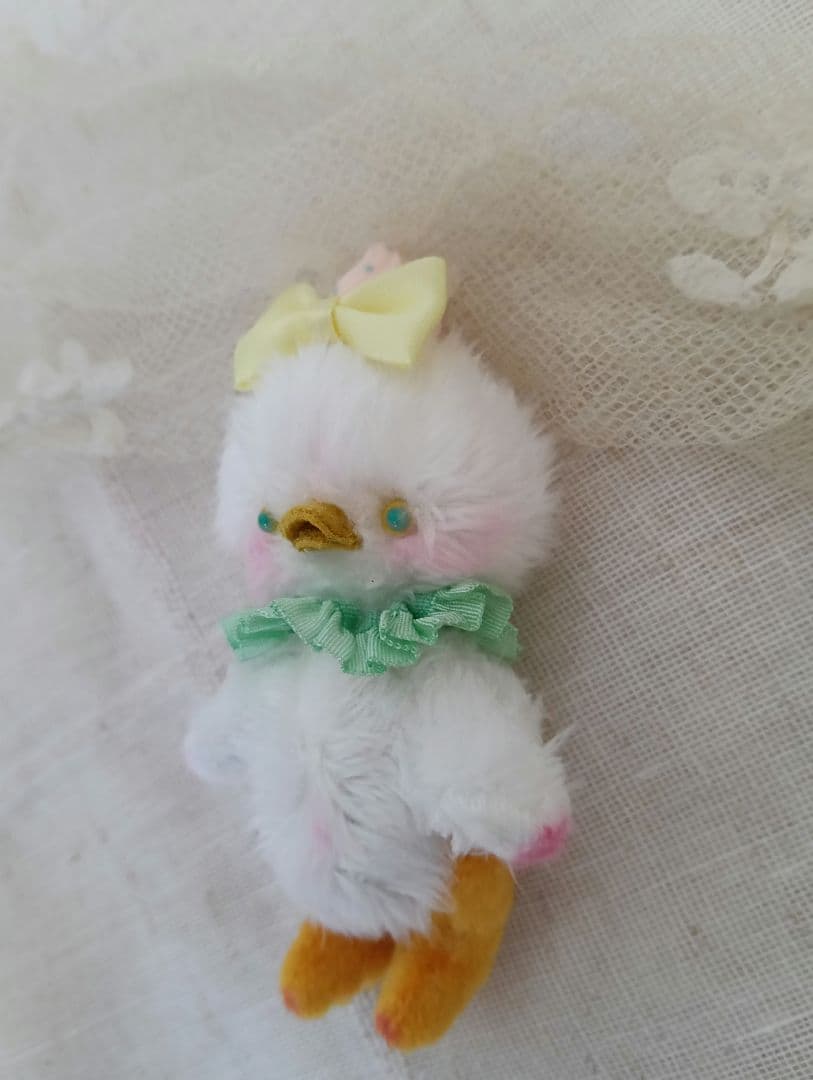 人気作家様　ヒヨコひよこあひる　ハンドメイドテディベア　ミニチュア　ぬいぐるみ