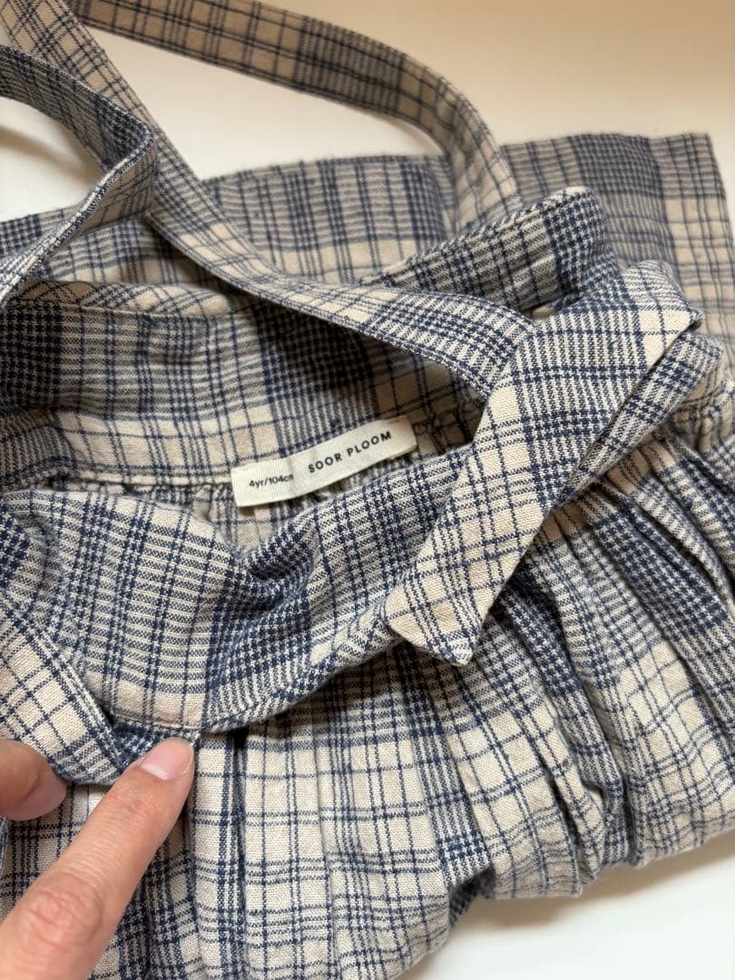 スカート SOOR PLOOM Enola pinafore 4y