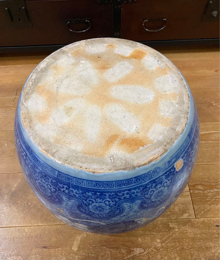 兜の模様の火鉢　激レア　端午の節句