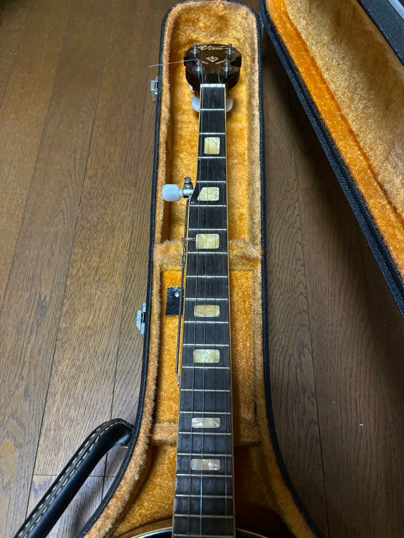 Vine５弦バンジョー　 ハードケース、スライド式5弦カポ付き！