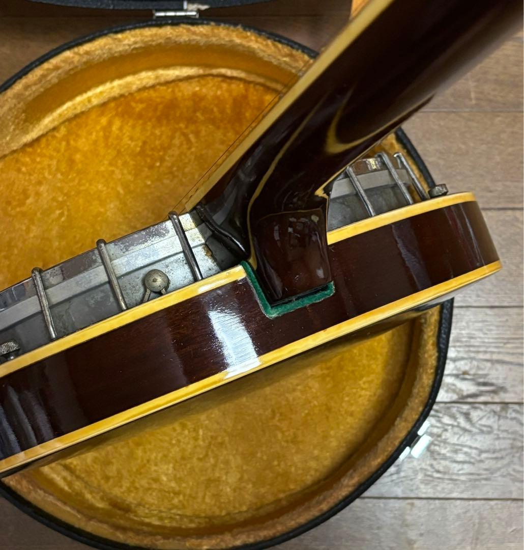 Vine５弦バンジョー　 ハードケース、スライド式5弦カポ付き！