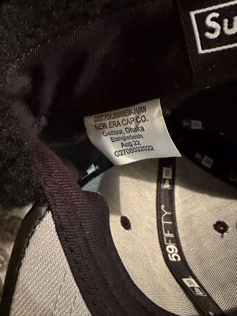 Supreme レザーフライトキャップ supreme