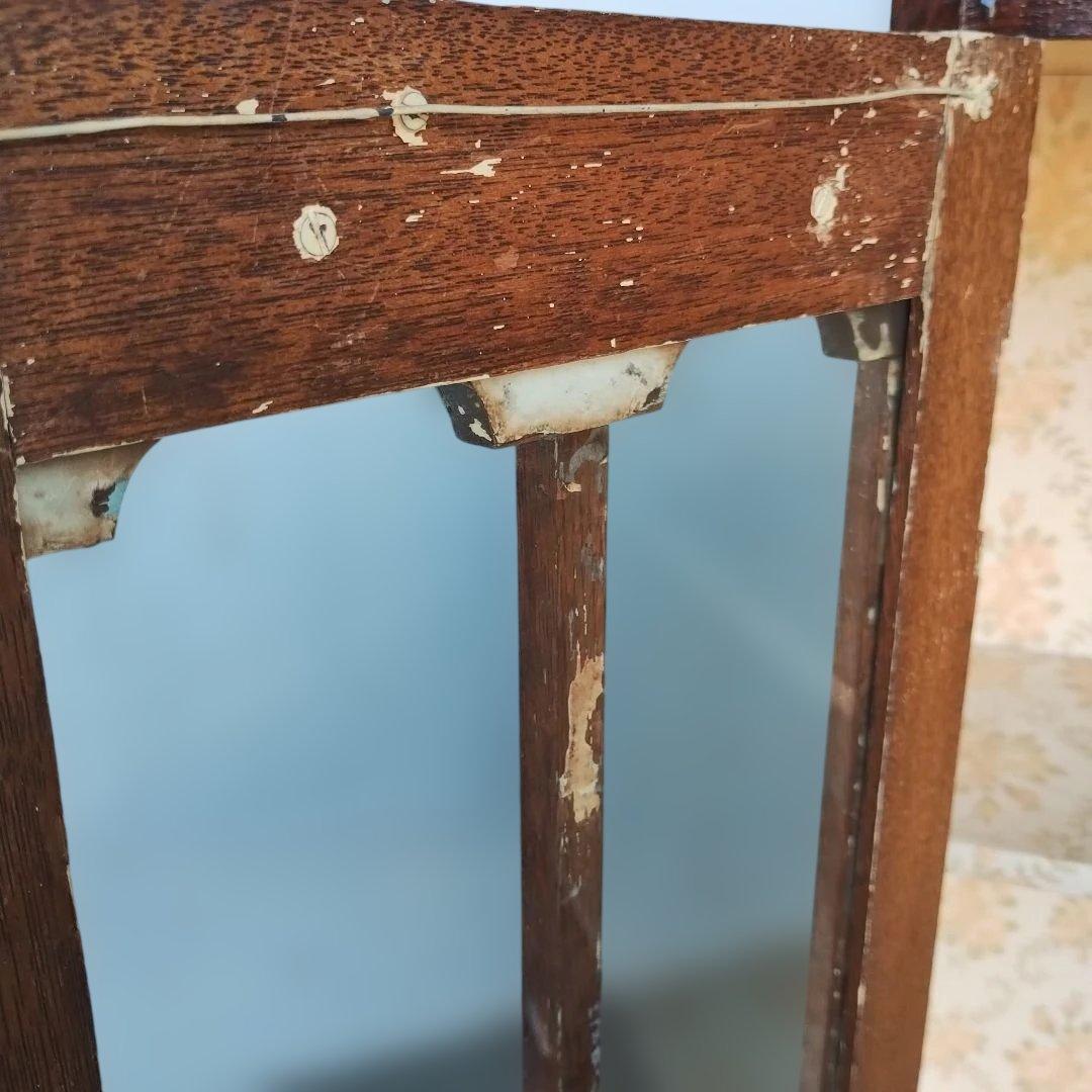 よ*ず様 アンティーク　木製ガラス扉　キャビネット　本棚