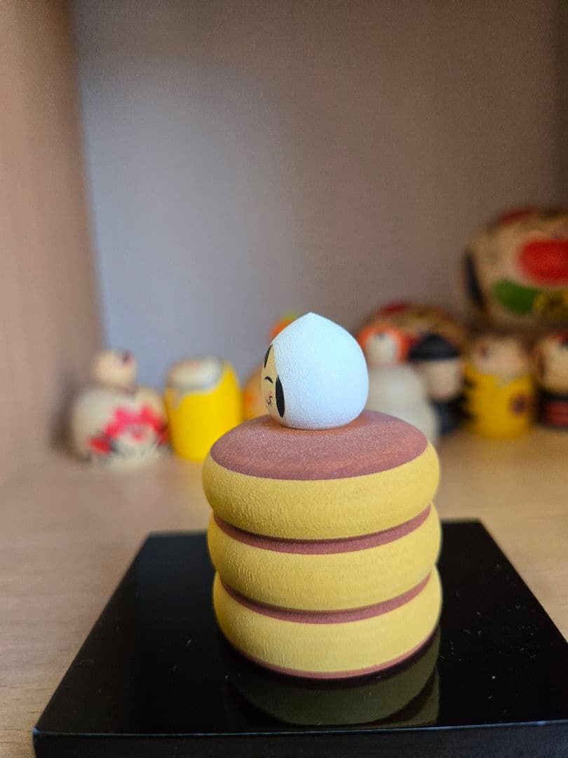 こけし　パンケーキちゃん　 鈴木明　玩愚庵