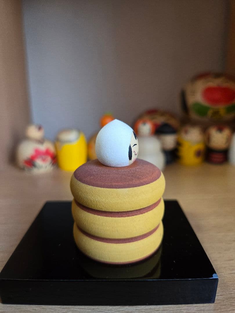 こけし　パンケーキちゃん　 鈴木明　玩愚庵