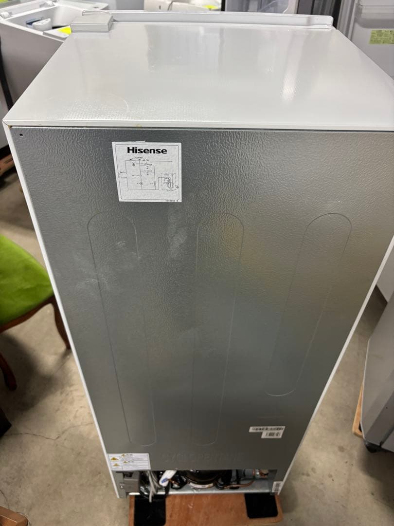女性オーナーHisense ハイセンス 2ドア冷凍冷蔵庫 120L 2022年製