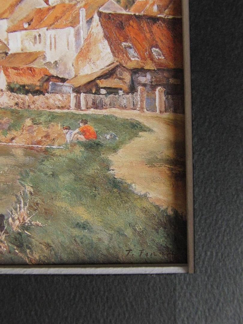 寺井徹、【水なごむ】、希少な額装用画集より、新品額装付