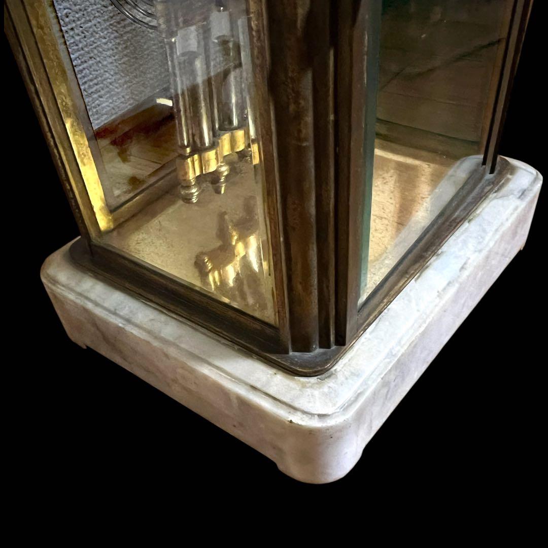 《希少＆入手困難》アンティーク 精工舎大理石水銀振り子ゼンマイ式古時計