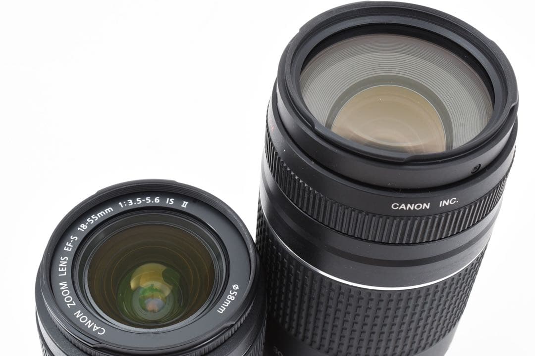 保証付き/Canon EOS KISS X9標準&望遠ダブルレンズセット