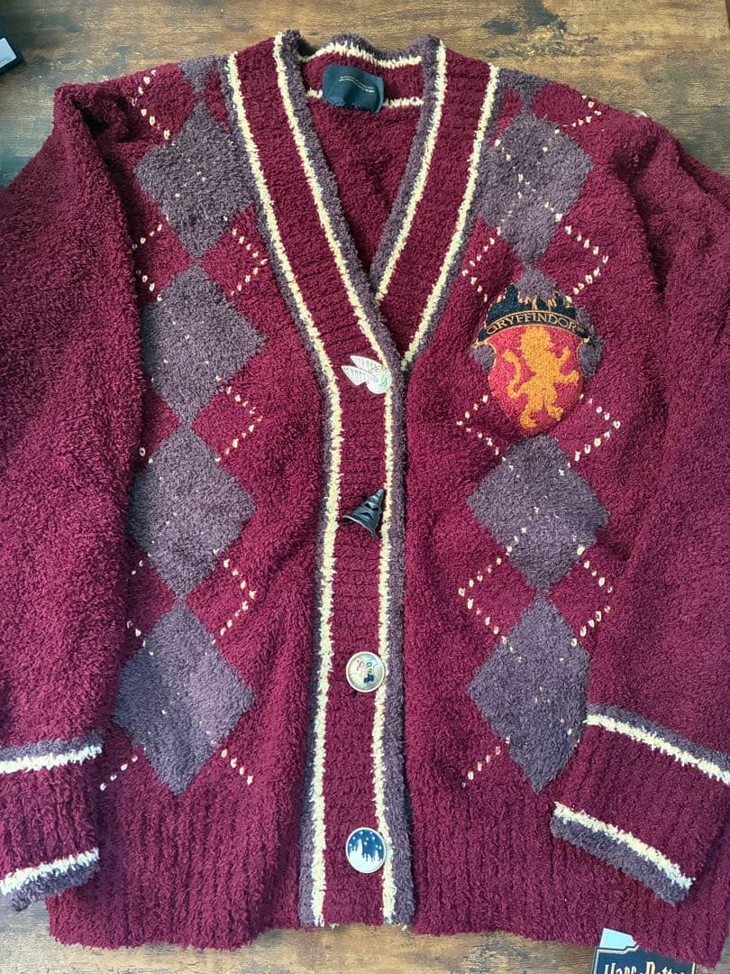 ラ*ク様 スナイデルホーム　ジェラピケ　ハリーポッター　カーディガン　赤