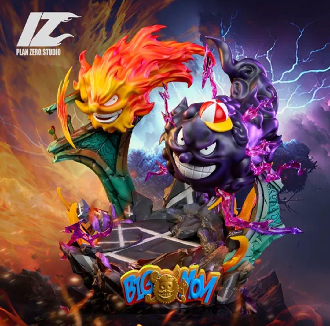 ワンピース　ビッグ・マム　フィギュア　ガレージキット　POPMAXIMUM 台座