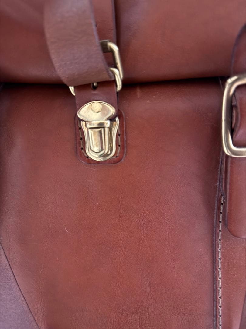 新品　HERZ ロールトップ　トートバッグ チョコ