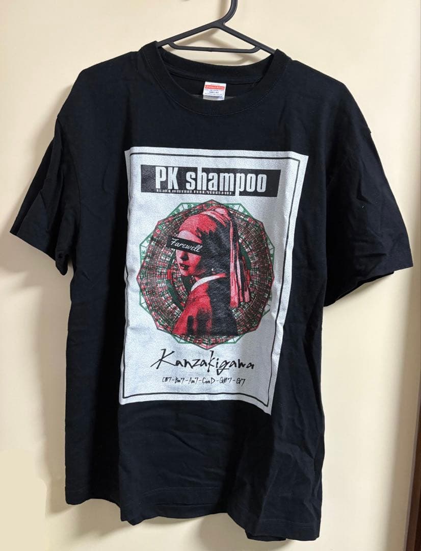 PK shampoo バンドTシャツ フェルメール 神崎川 Lサイズ 黒