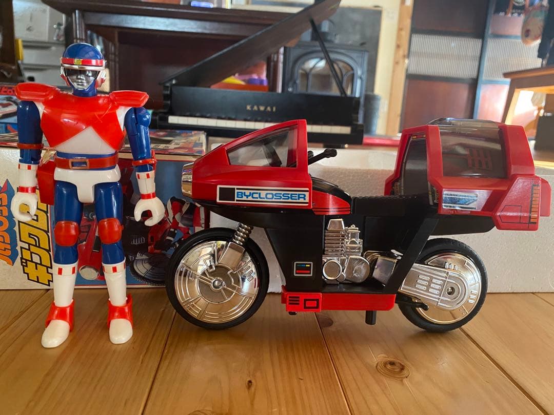 兄弟拳バイクロッサー ギンクロン セット バンダイ【箱付き】 バンダイ