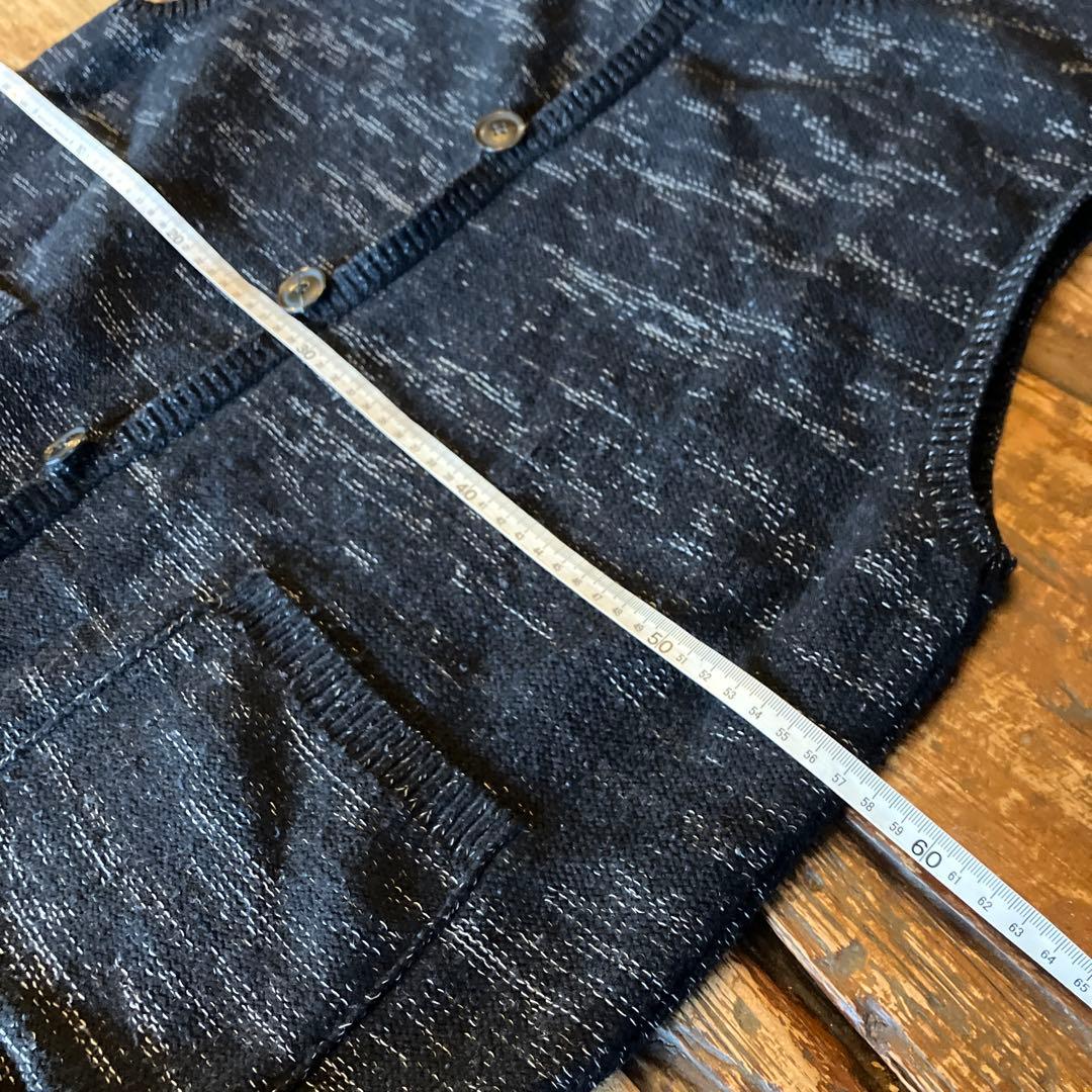 P*r様 Yin&Yang インヤン　勝重村岡 ベスト　毛８５％ナイロン１５%