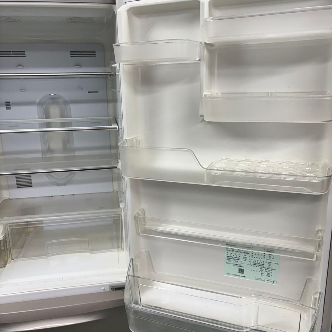 607 パナソニック　大型冷蔵庫　365L 300L強　小型　家庭用　自動製氷
