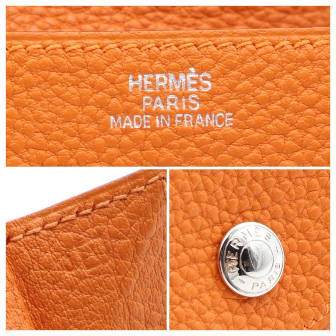 【未使用級】HERMES ルヴァンキャトル　トリヨン　ケース　オレンジ