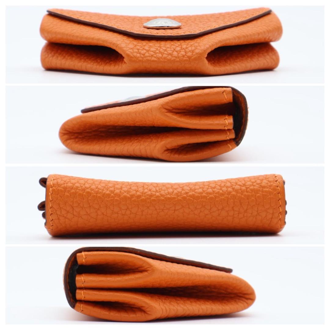 【未使用級】HERMES ルヴァンキャトル　トリヨン　ケース　オレンジ