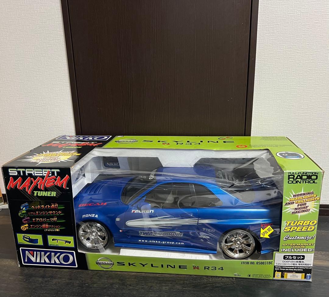 未使用SKYLINE GT-R R34 ラジコンカー1/5スケール スカイライン