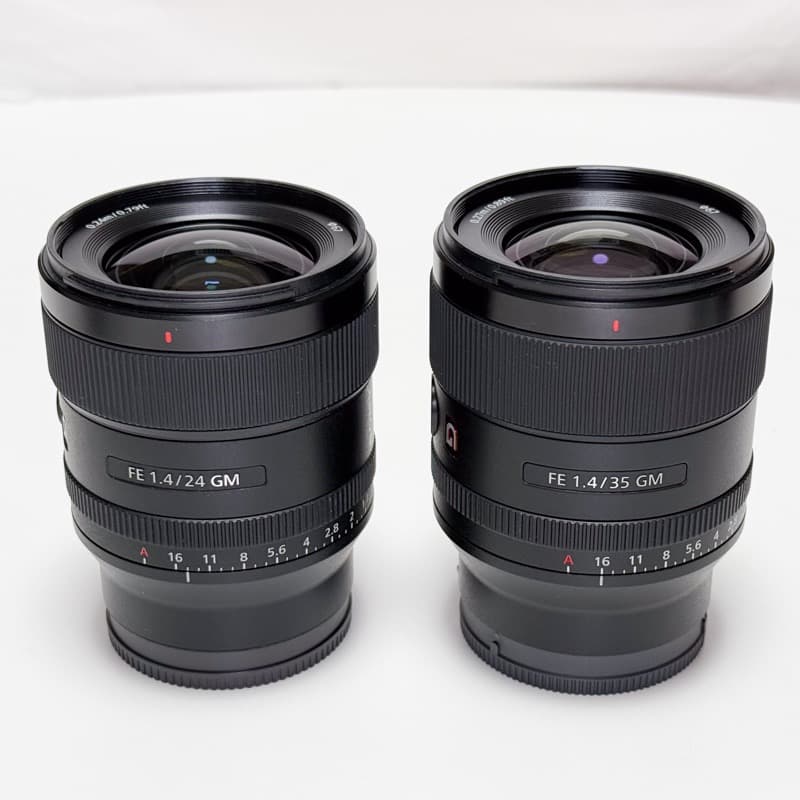 SONY FE 35mmF1.4GM／FE 24mmF1.4GM 2本セット