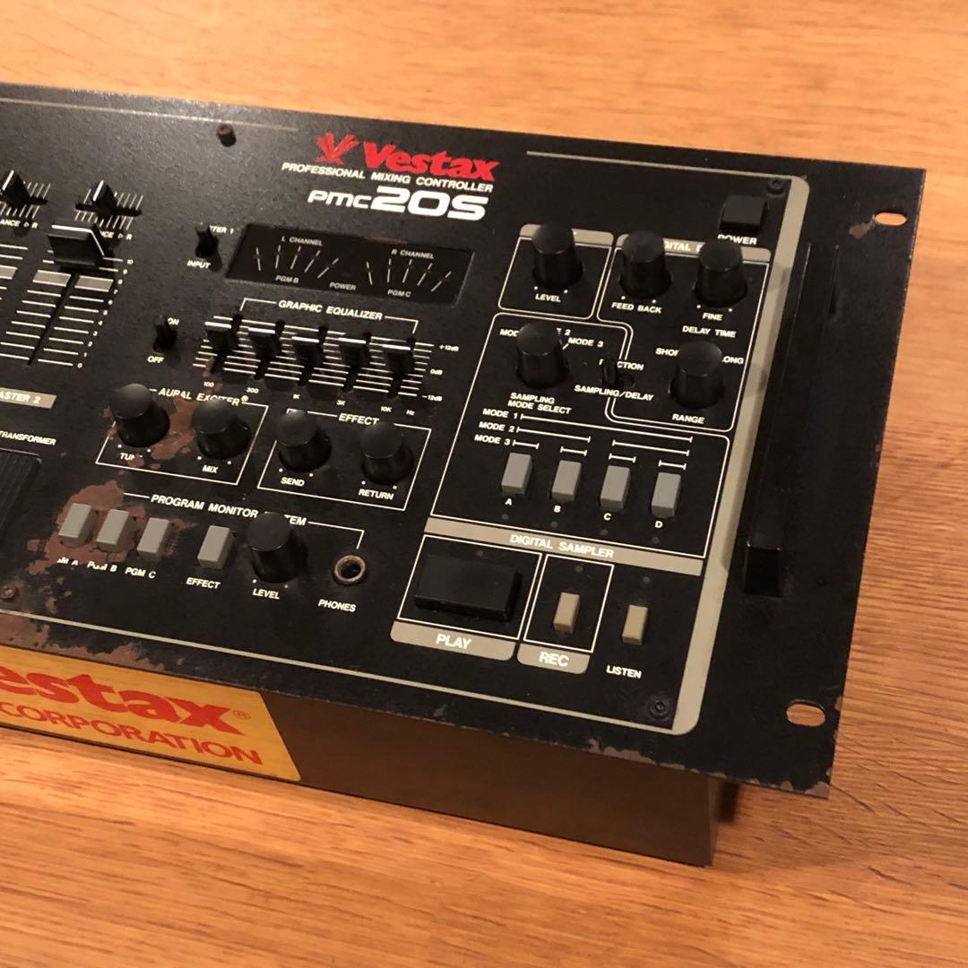 Vestax PMC-20S ビンテージDJミキサー メンテ済み