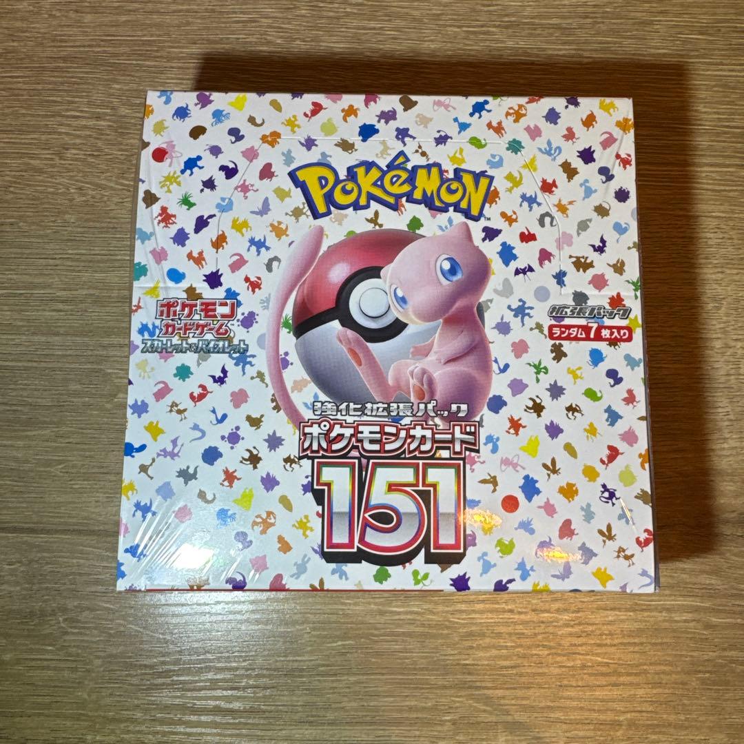 ポケモンカード 151 BOX 新品未開封シュリンク付き