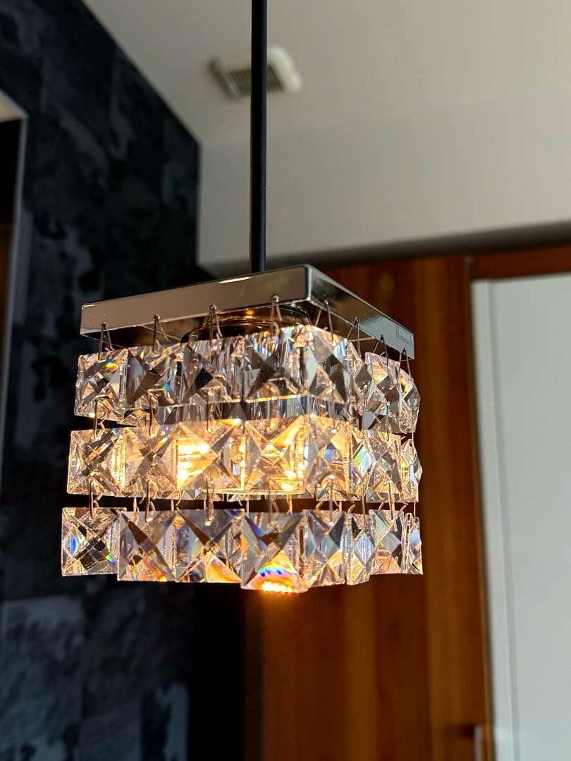 オーデリック　ペンダントライト　2灯 クリスタル調　ダクトレール ODELIC