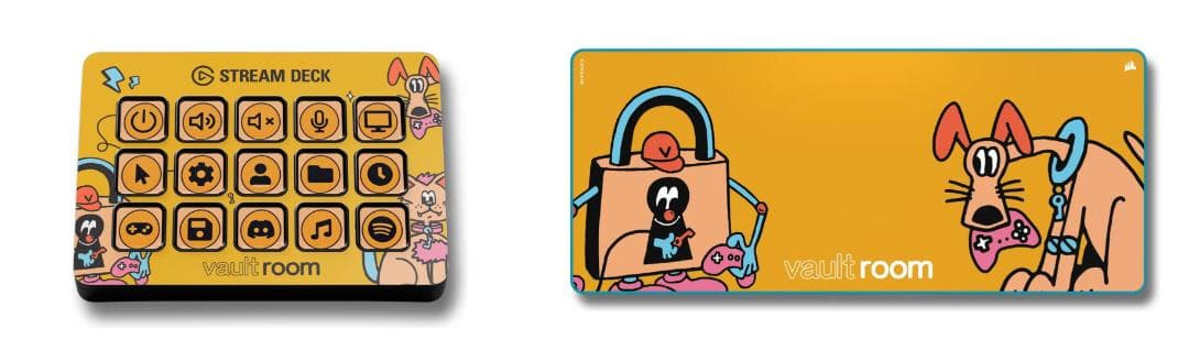 vaultroom ストリームデック マウスパッド セット