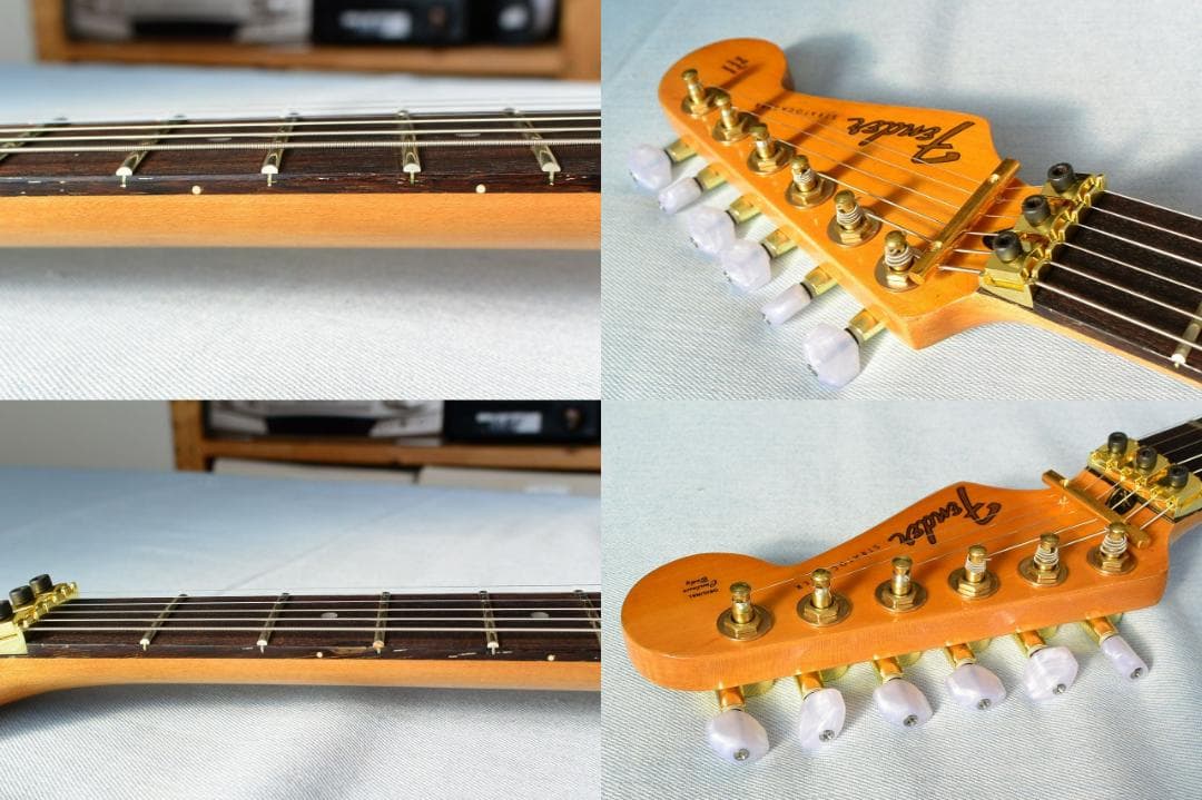 Fender STR-75 フロイドローズ シェルピンク ブリッジ補強 80年代