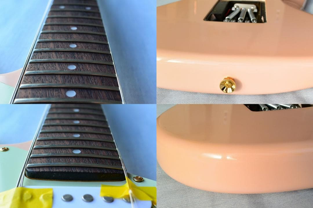 Fender STR-75 フロイドローズ シェルピンク ブリッジ補強 80年代