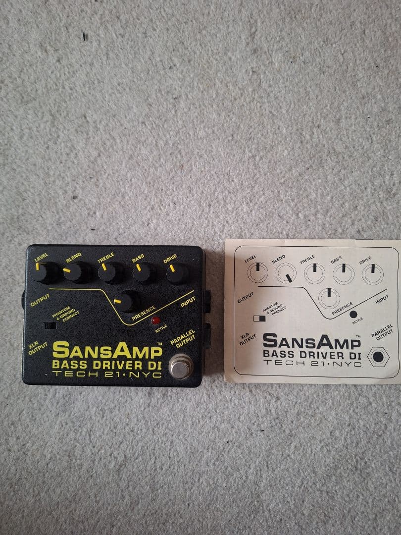 TECH 21 SansAmp Bass D DI　初期型
