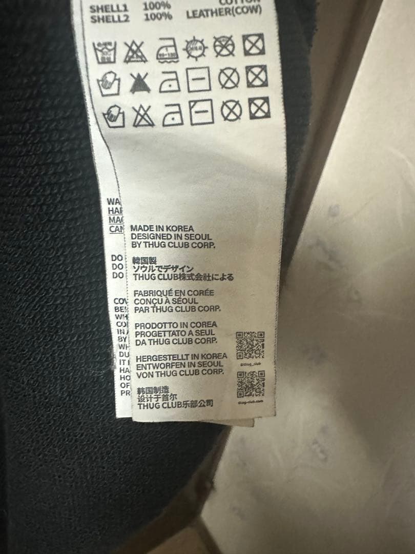 サグクラブ Thug club ロックフーディー パーカー