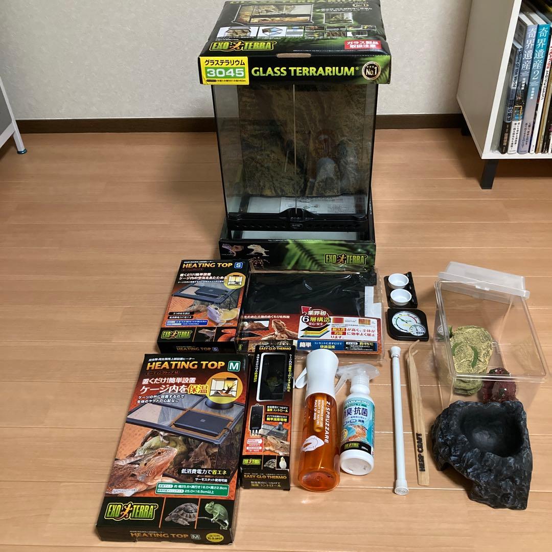 EXO TERRA ガラステラリウム 3045 飼育セット