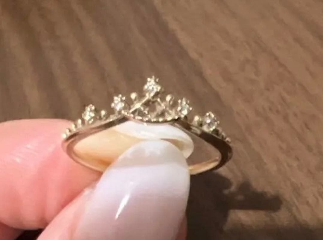 NOJESS ゴールド クラウンデザイン リング