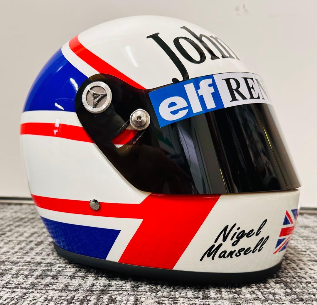希少‼️1/1 実物大 ナイジェル•マンセル F1 ヘルメット コレクションに‼️