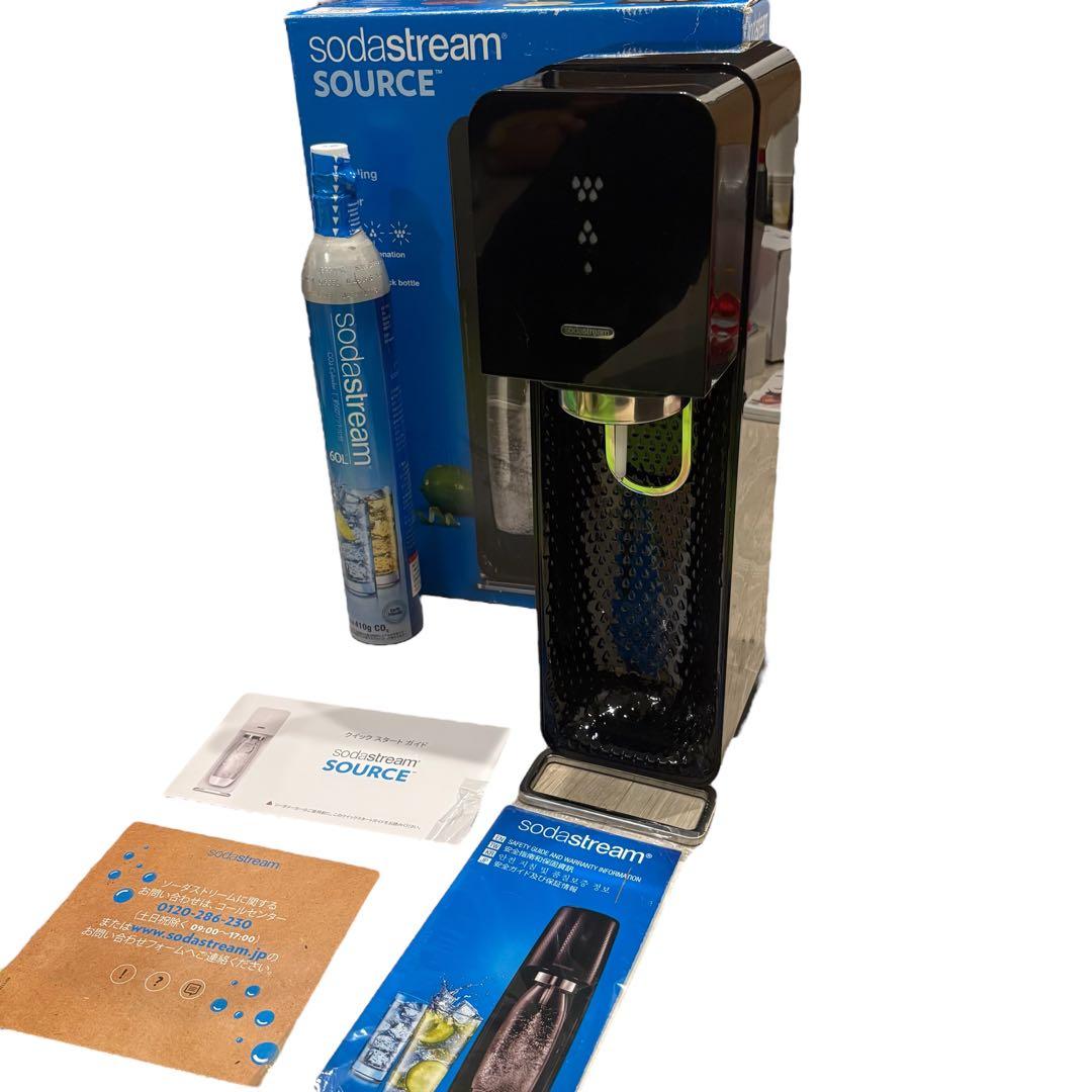 【新品】sodastream SOURCE 炭酸水メーカー 黒
