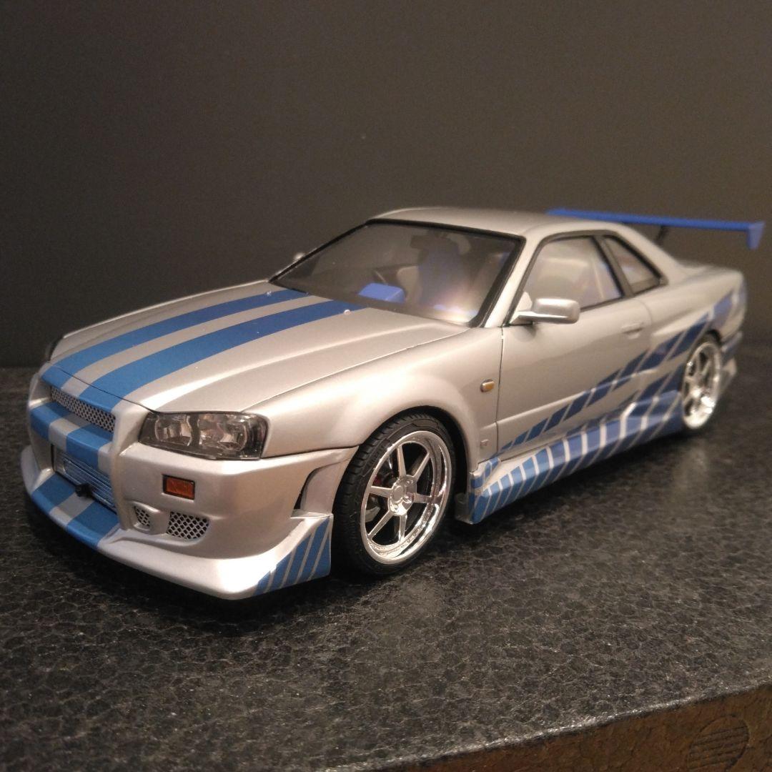 R34 スカイライン GT-R ワイルドスピード 1/24 アオシマ