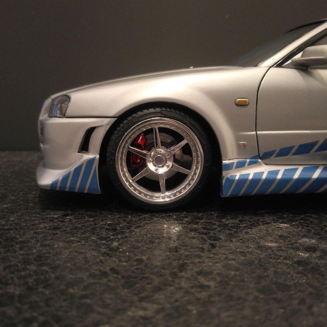 R34 スカイライン GT-R ワイルドスピード 1/24 アオシマ