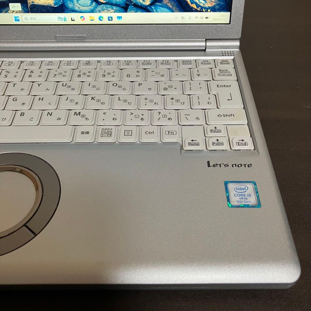 Let's note Win11 8世代i5/RAM8GB/SSD256GB 7