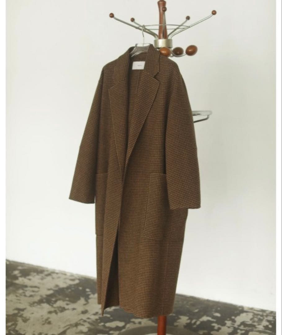 TODAYFUL オーバーチェックコート〔サイズ36〕