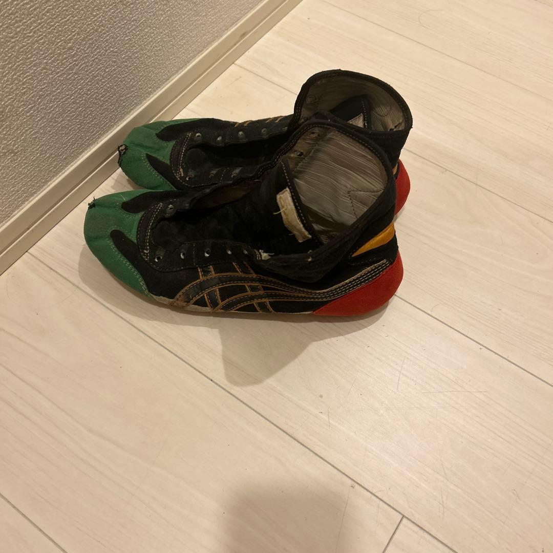 ASICS レスリングシューズ旧オーダーボクシングシューズ ハイカット