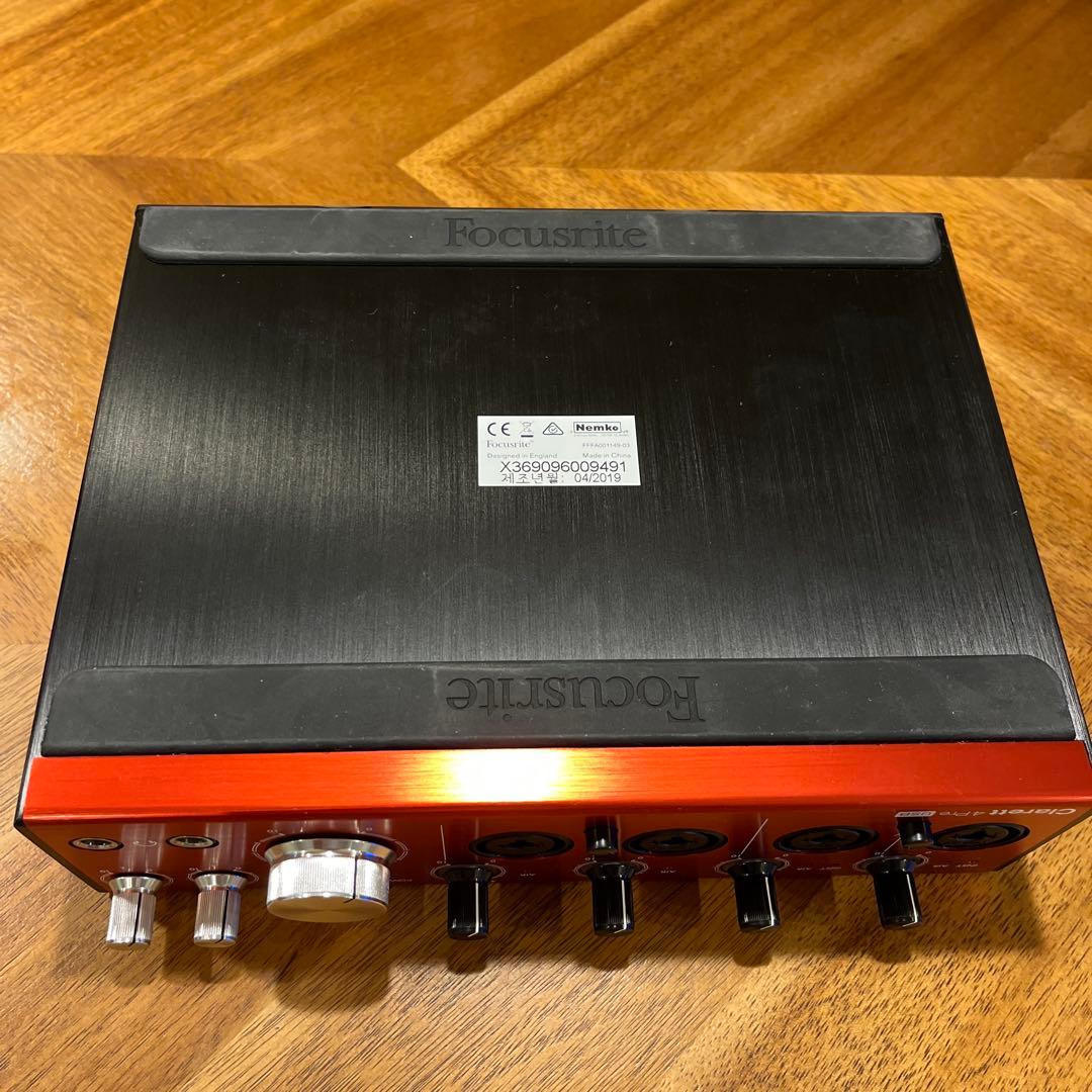 【美品】Focusrite Clarett 4pre USB