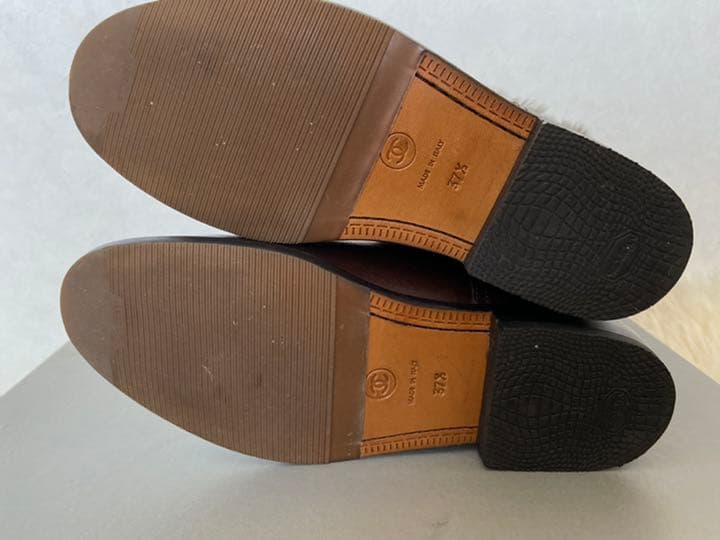 ドリスピ様❤️美品　シャネル　ブーツ　ミドル丈　ブラウン　正規品