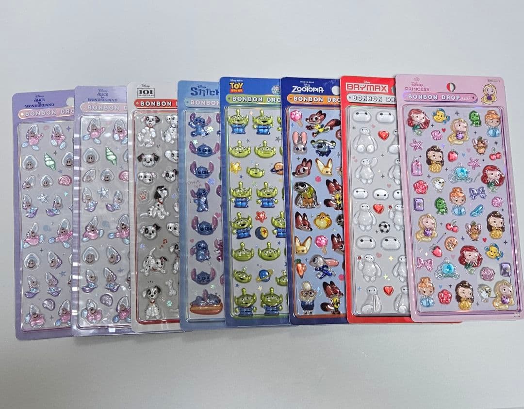 正規品　ボンボンドロップシール　第1段　ディズニー