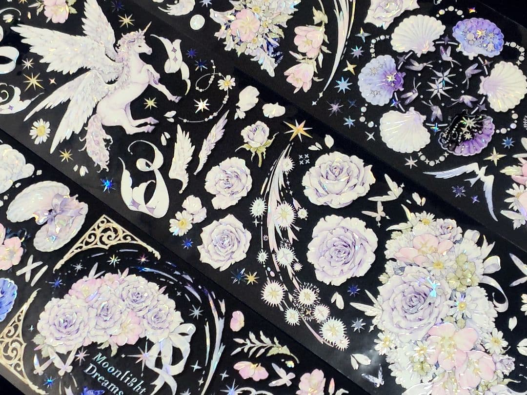 切売 1236★ 海外 マスキングテープ マステ PET 装飾 花 贝壳光