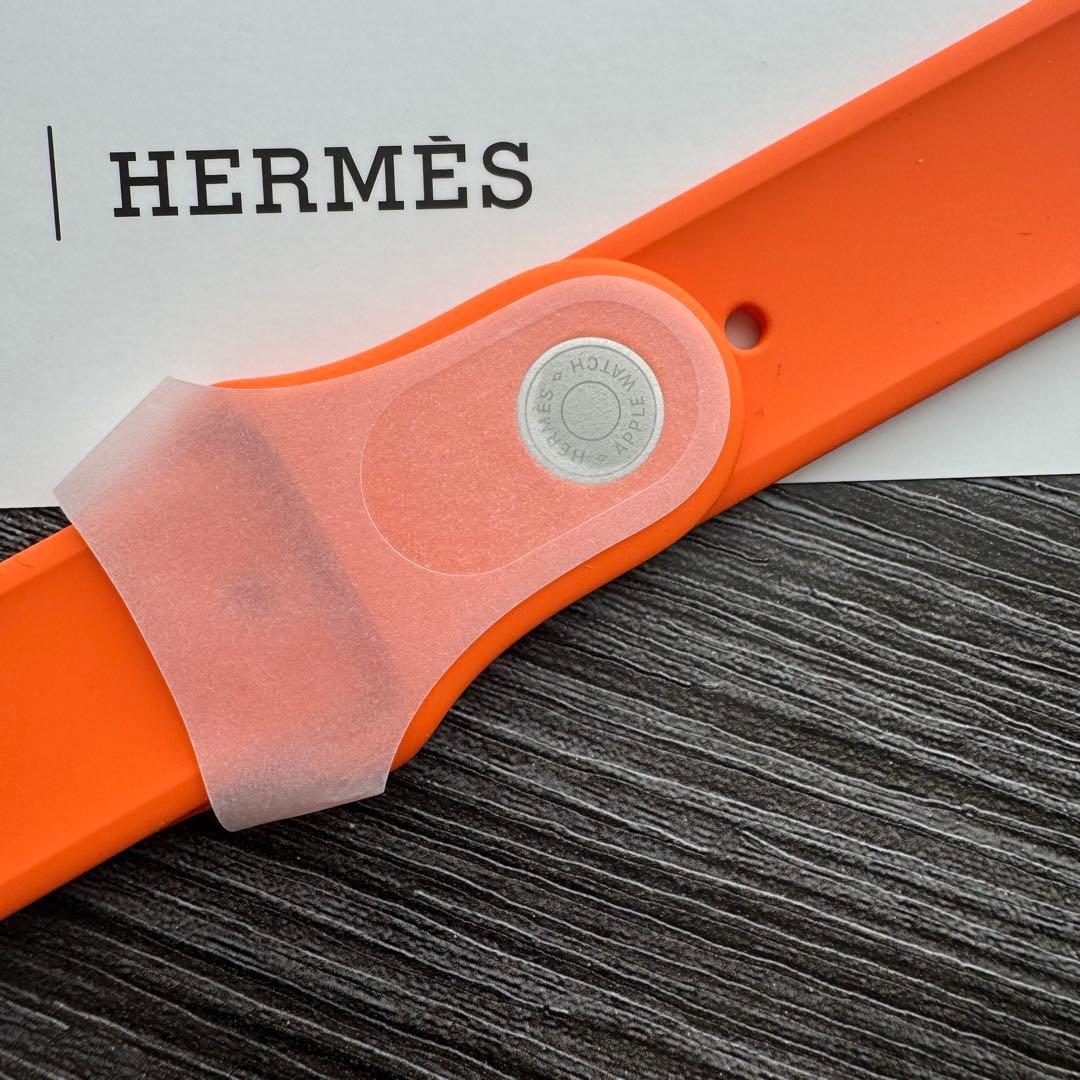 2573 未使用　Apple Watch エルメス　オレンジ　スポーツバンド